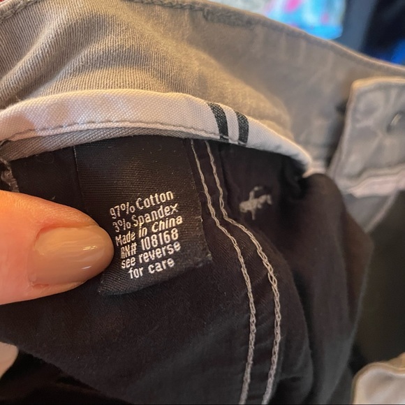 RSQ chino slim light grey 32x30 pants jeans - Picture 4 of 5